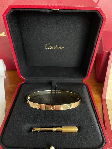 buying cartier love bracelet on ebay|authentic cartier love bracelet.